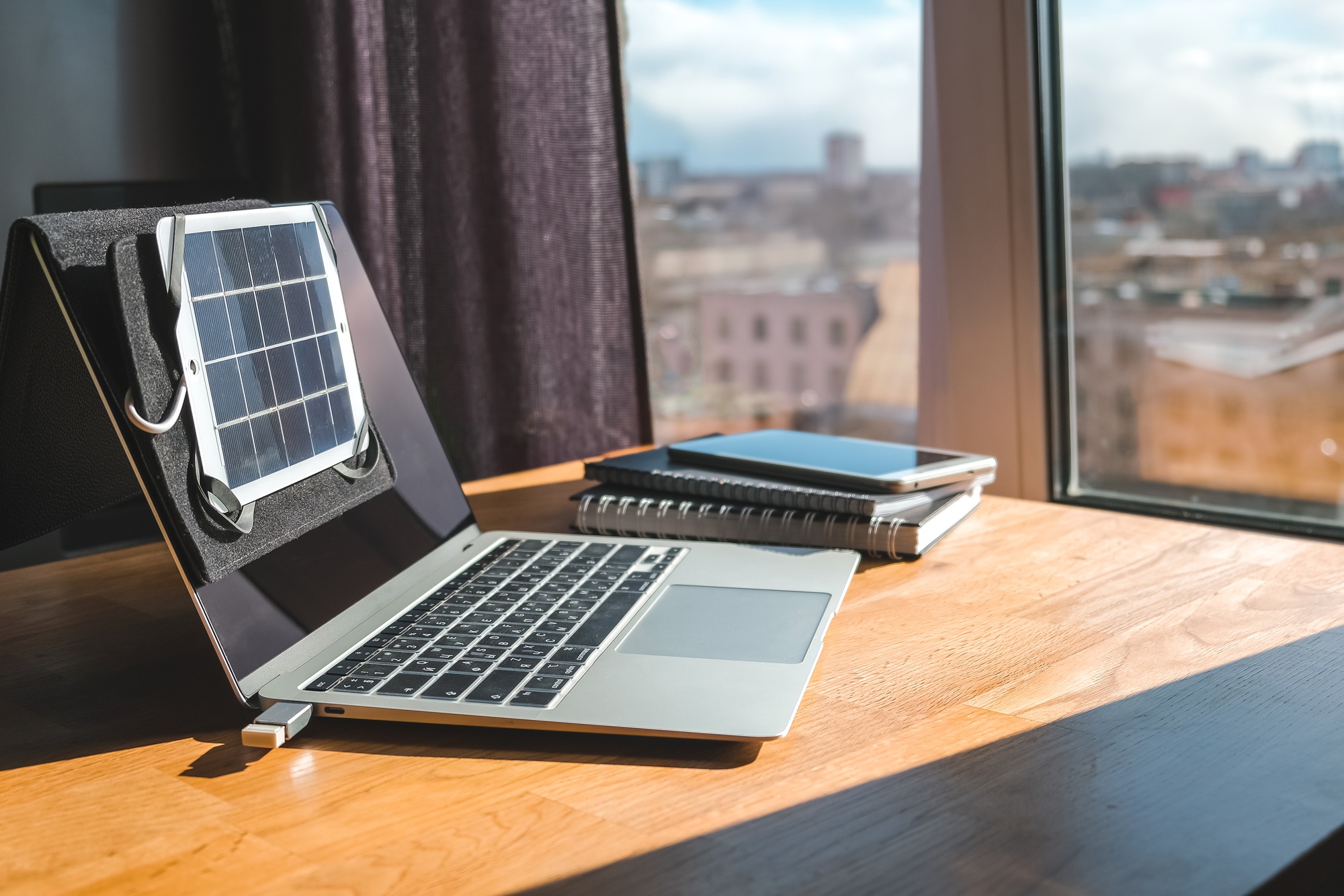 Foldable portable solar panels