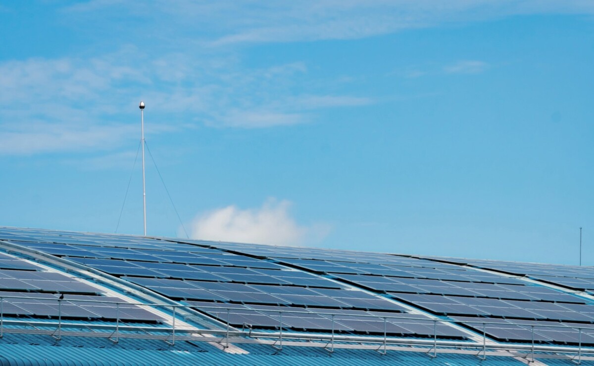 Flat Roof Solar Installation