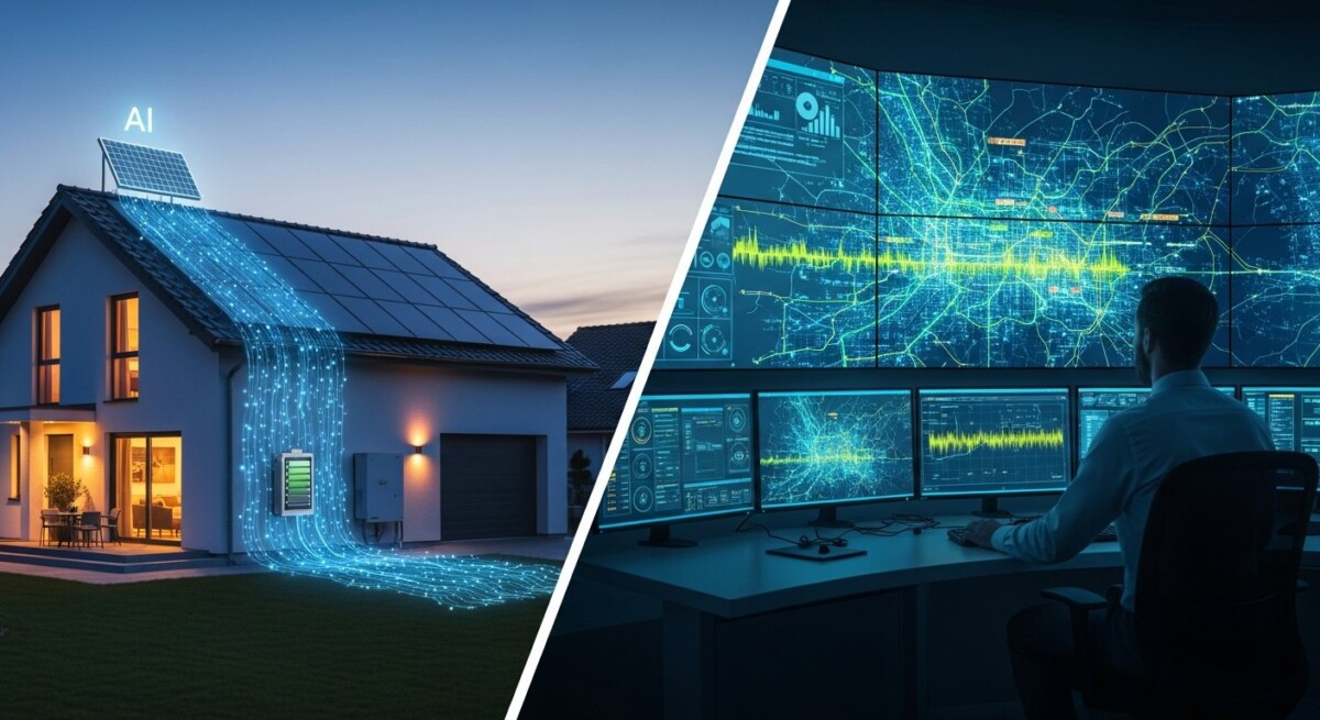 ai solar vs smart grid comparison