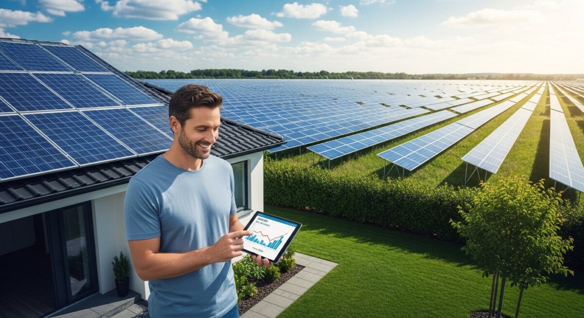 solar energy for large scale solar farms