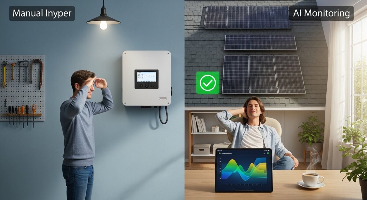 ai vs manual solar monitoring